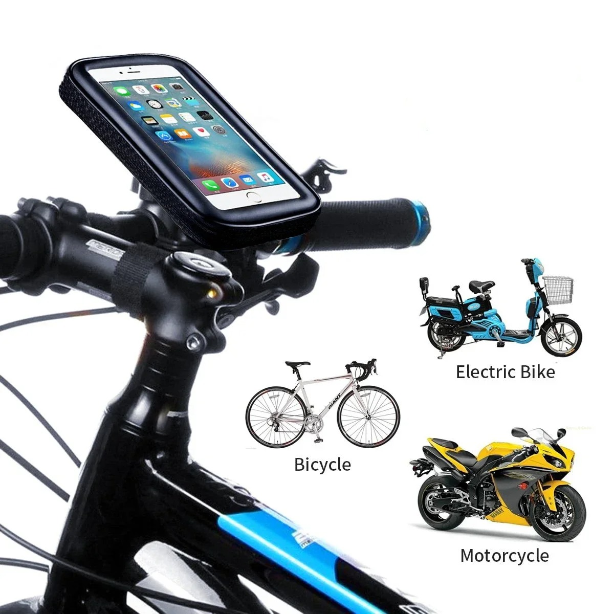 Forro impermeable de celulares para moto y bicicleta Lx01