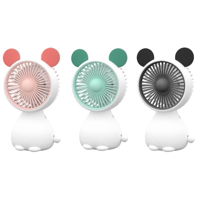 Ventilador Portatil con orejas de Oso de 15 cm