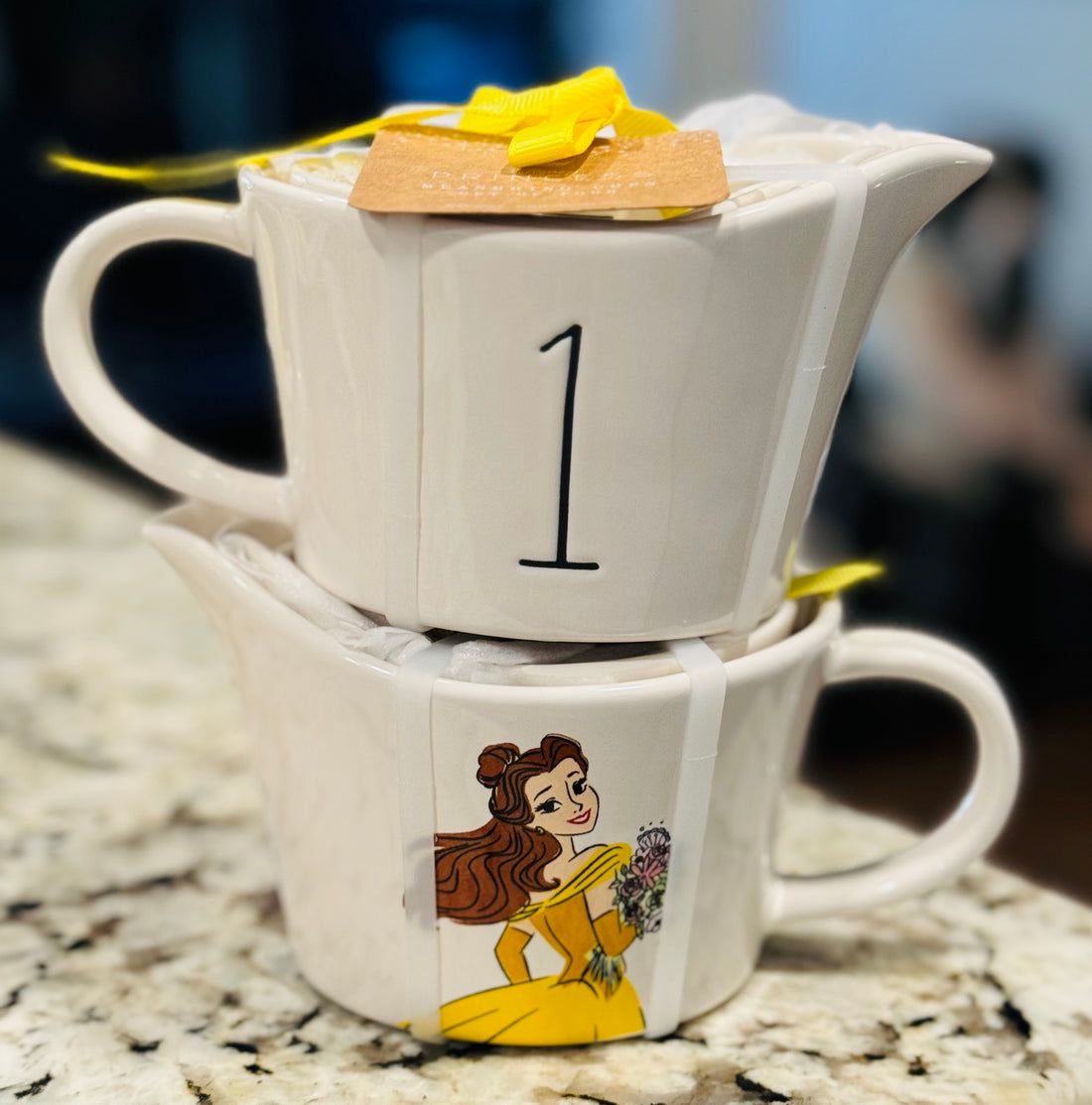 Tazas medidoras de Cerámica de la Princesa Bella