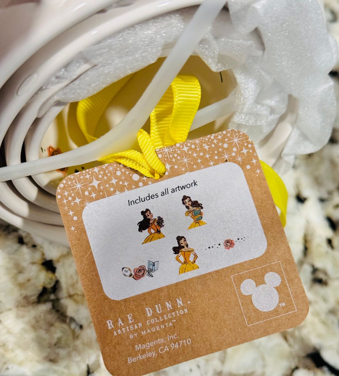 Tazas medidoras de Cerámica de la Princesa Bella
