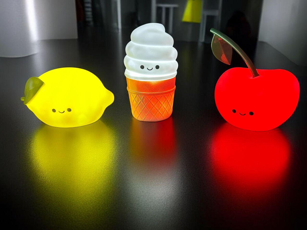 Lámpara para niños de Frutas y Helado