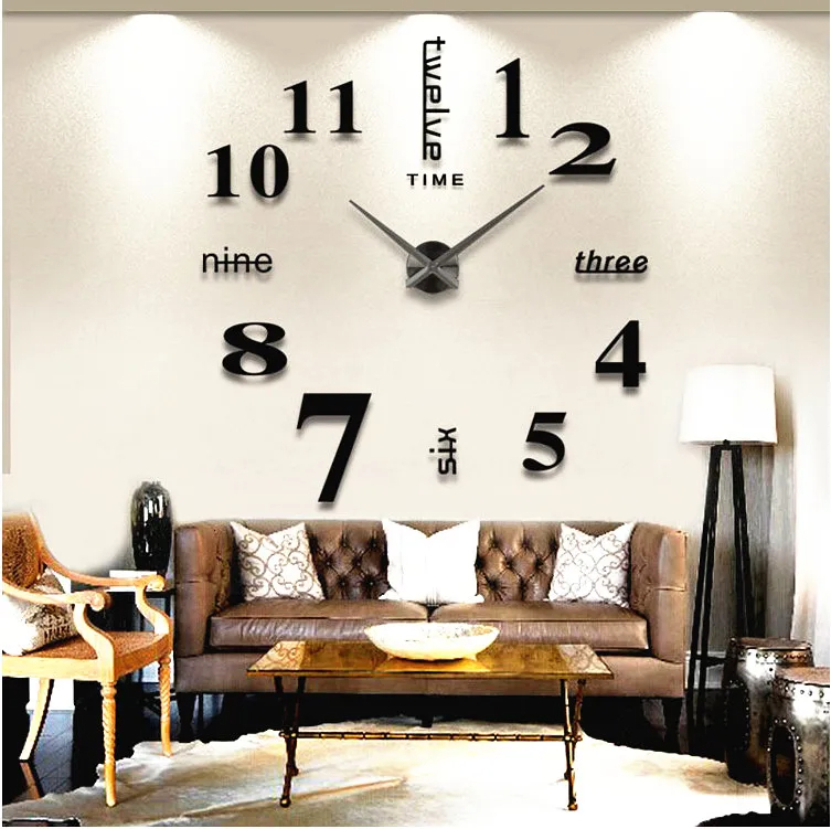 Reloj Decorativo con Números Artísticos