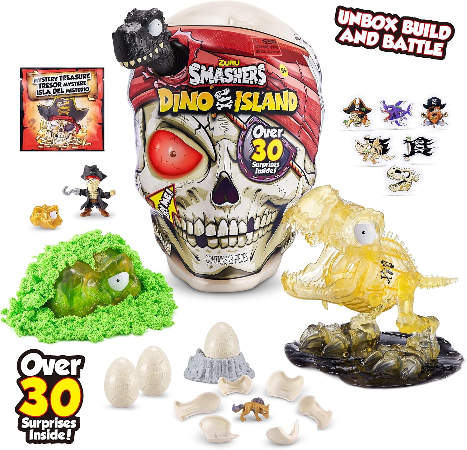 Calavera Dino Island con sorpresas