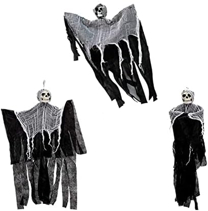 Decoración de Halloween (Bruja y Calavera)