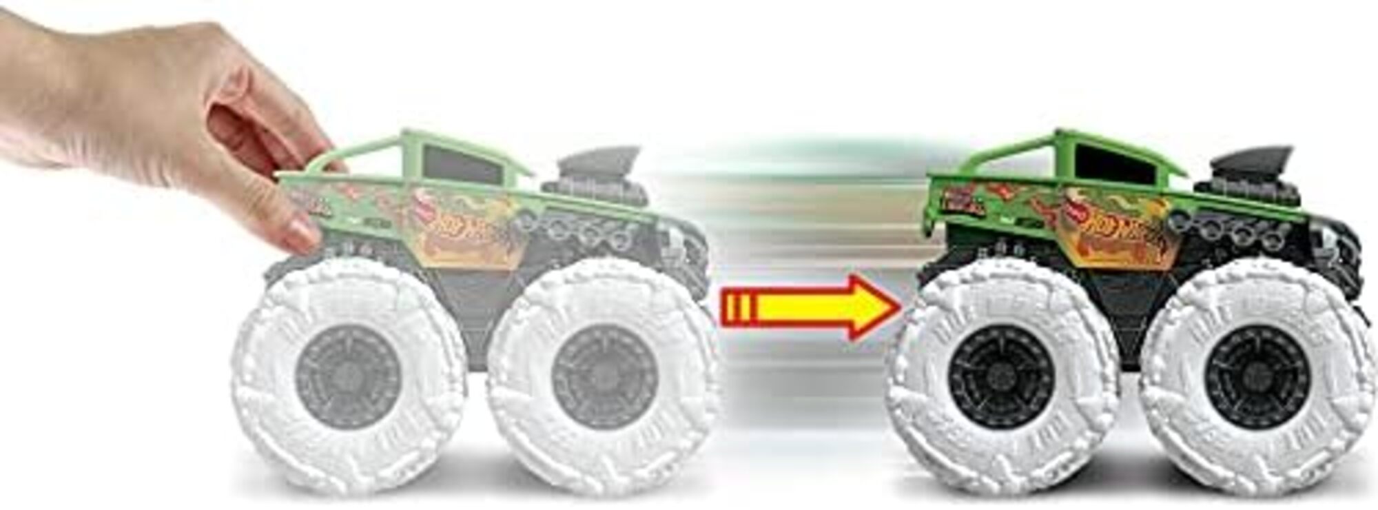Hot Wheels Monster Trucks Con Ruedas Gigantes 