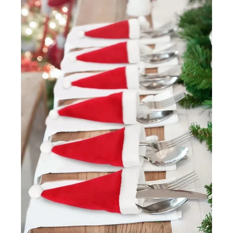 Funda para cubiertos de Navidad