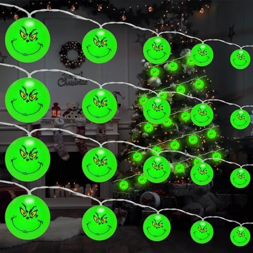 Luces Decorativas Navideñas de Grinch