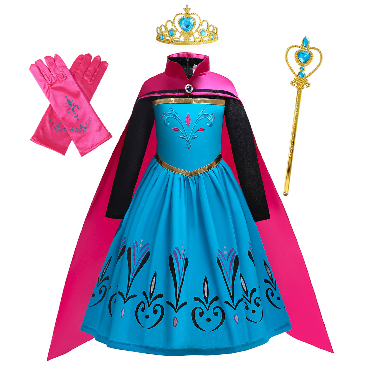 Disfraz de Anna y Elsa de Frozen