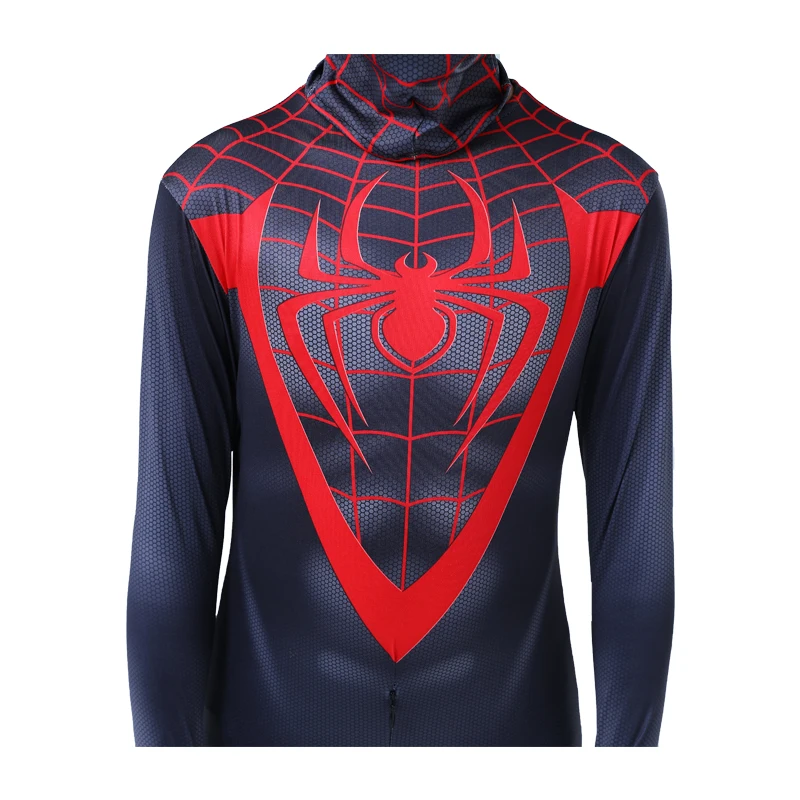 Disfraz De Spiderman Negro Y Rojo Para Niño