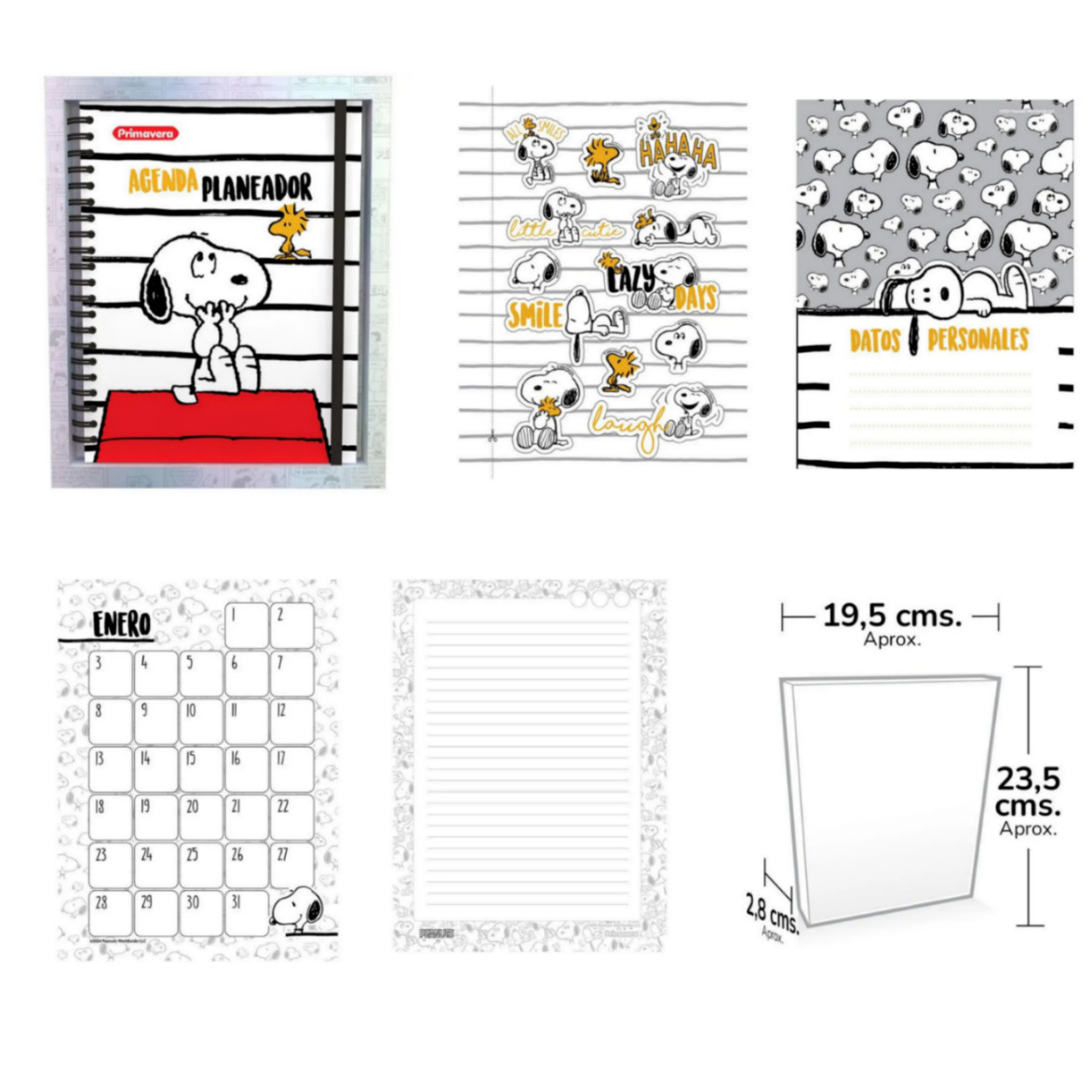 Agenda Planificador Snoopy