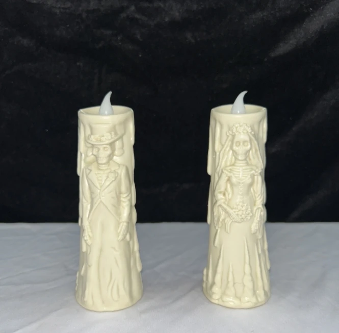 Velas Calaveras de novios (LED)