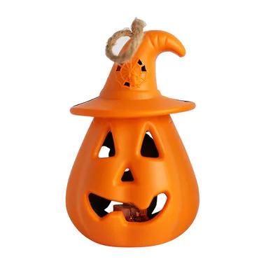 Calabaza y Calavera colgante con luces led