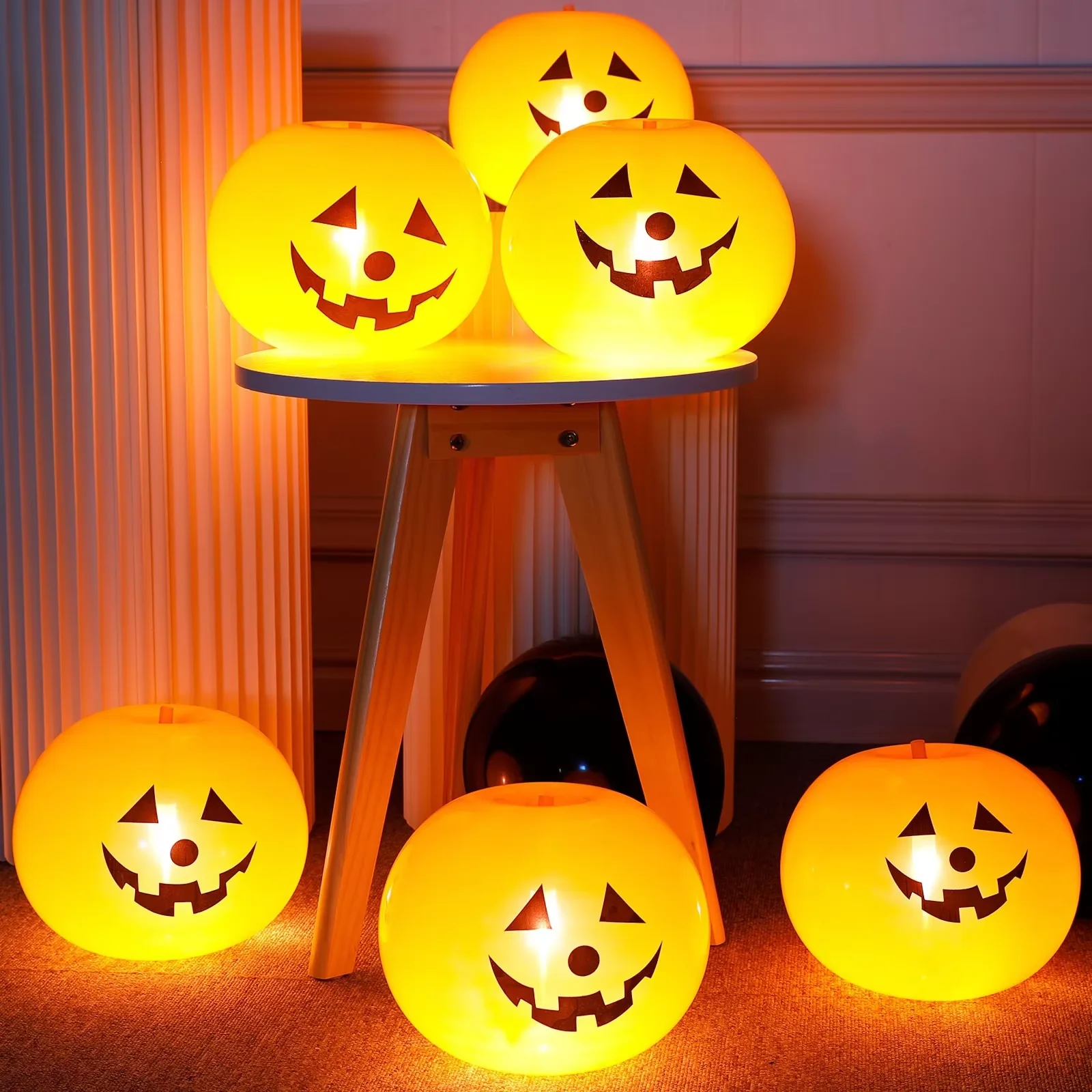 Lámparas de calabaza de Halloween (GLOBOS)