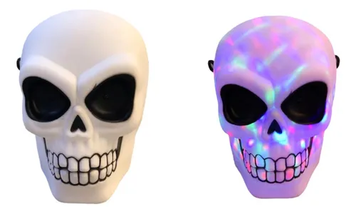Calavera con luces y sonido