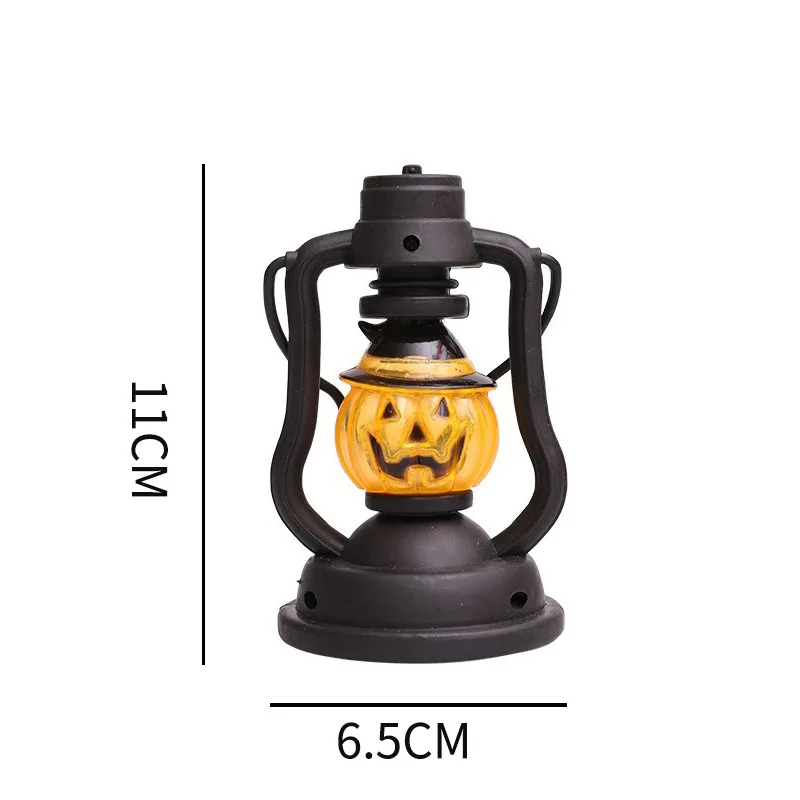 Linterna decorativa de Halloween (Calavera y Calabaza)