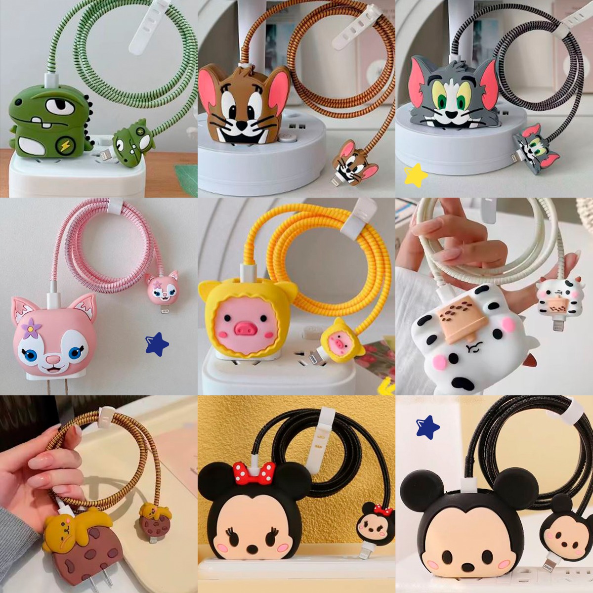 Forro Protector de Cargador y Cable de Celular