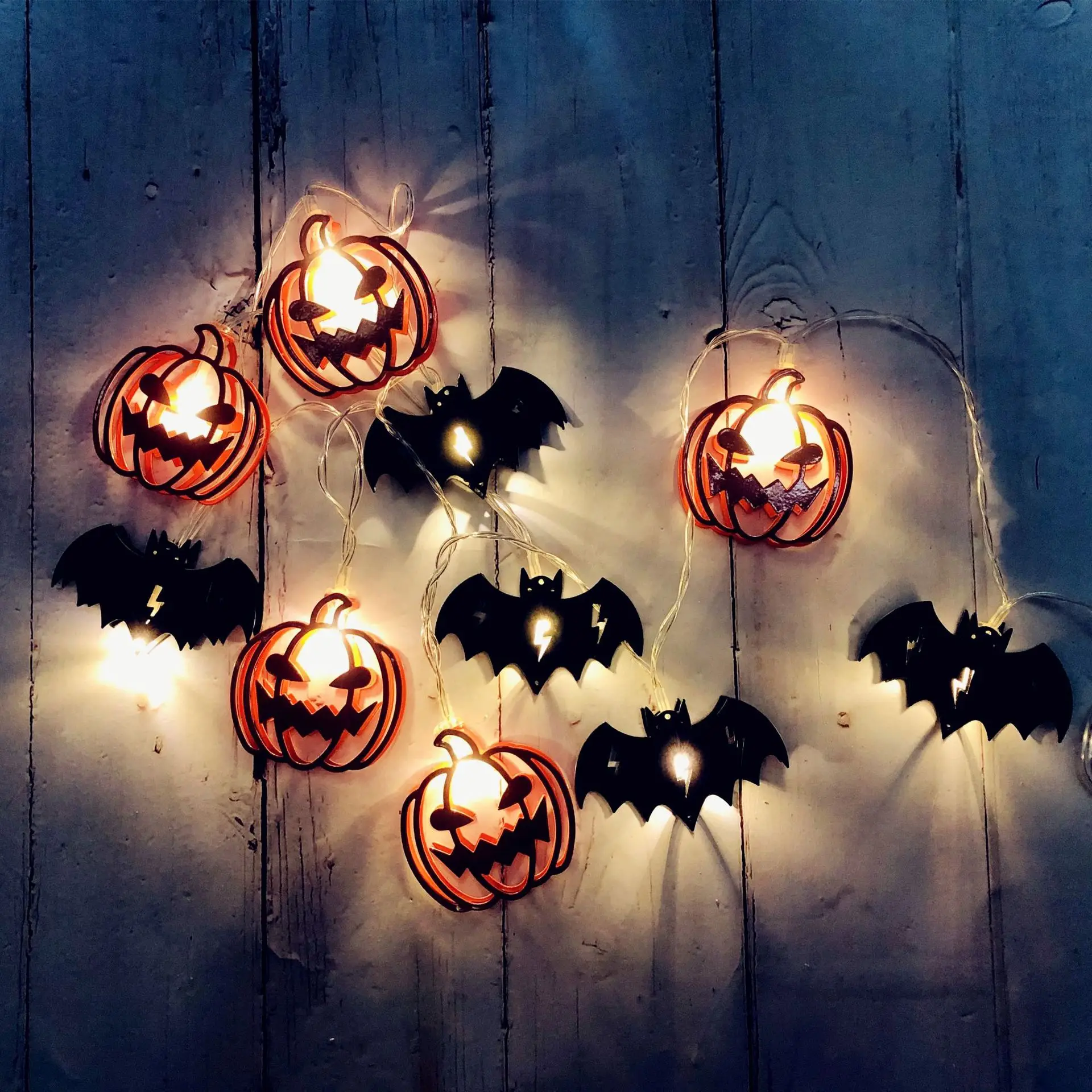 Guirnalda de luces decorativas de Halloween (Metalicas)