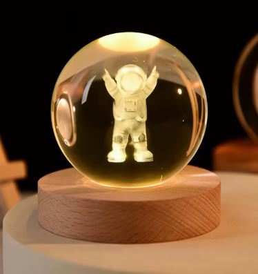Lampara de Cristal con luz LED