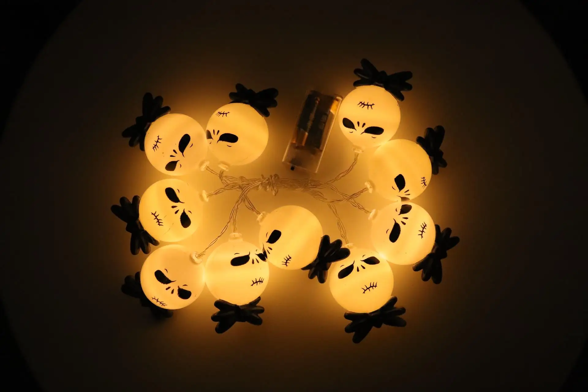 Luces decorativas de Jack con lazo