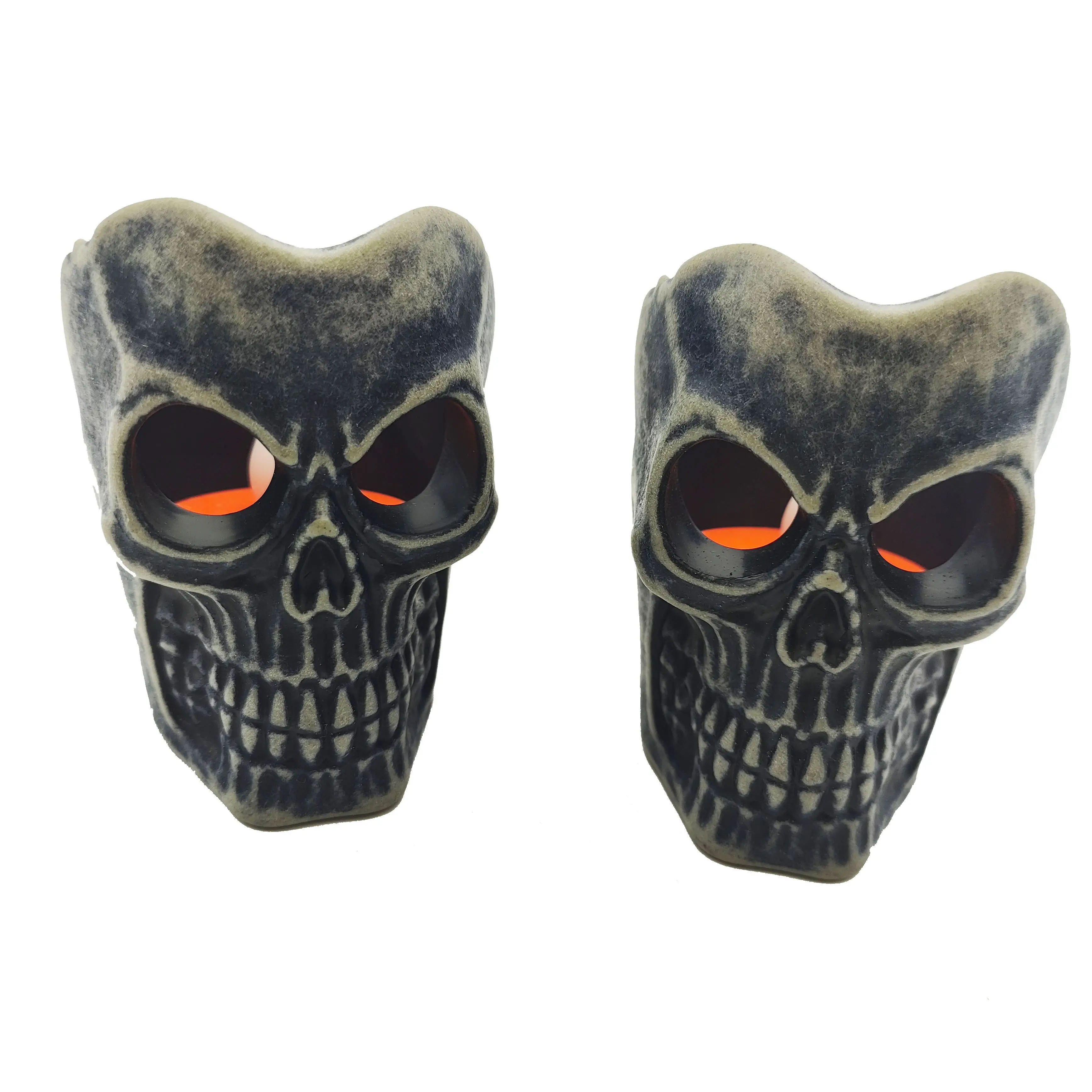 Soporte de vela calavera led de colores