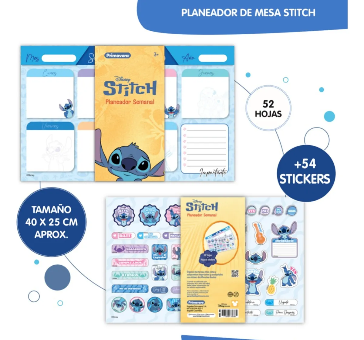 Planeador de mesa Stitch
