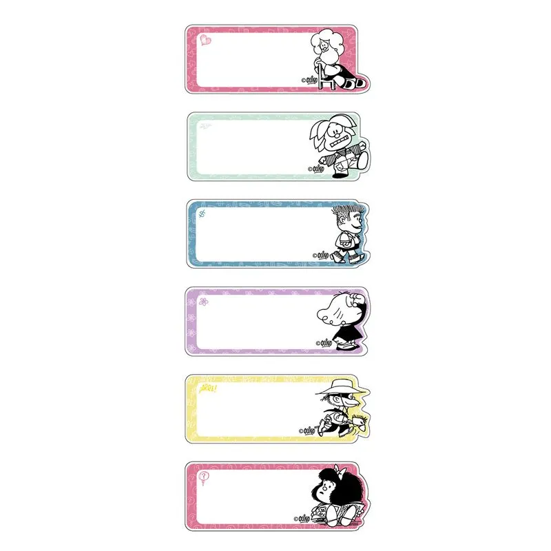 Etiquetas adhesivas Mafalda