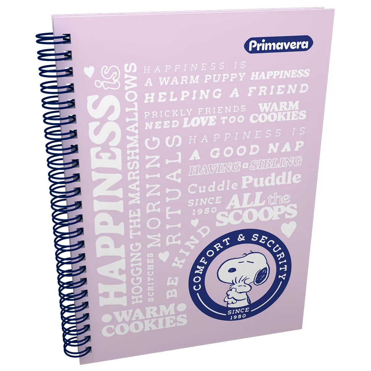 Cuaderno de espirales Snoopy Primavera