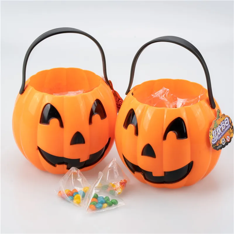Calabaza para dulces de Halloween