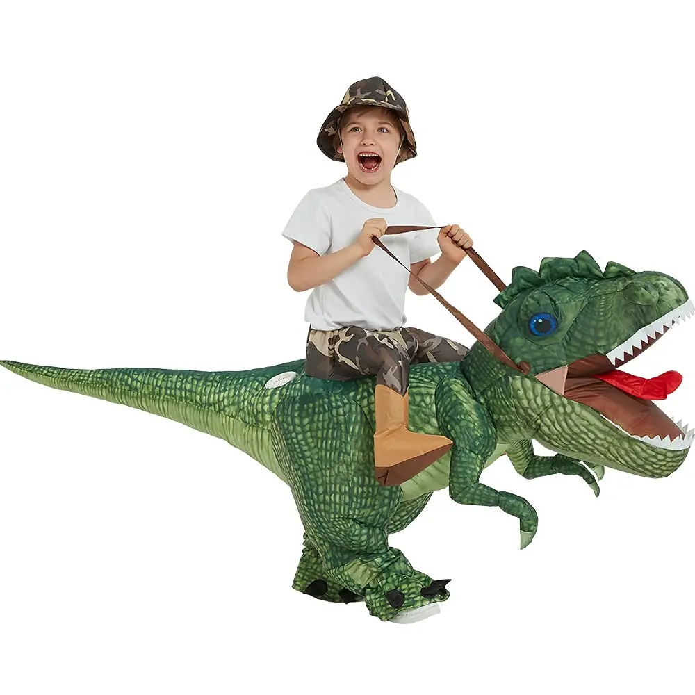 Disfraz inflable de dinosaurio  para niños