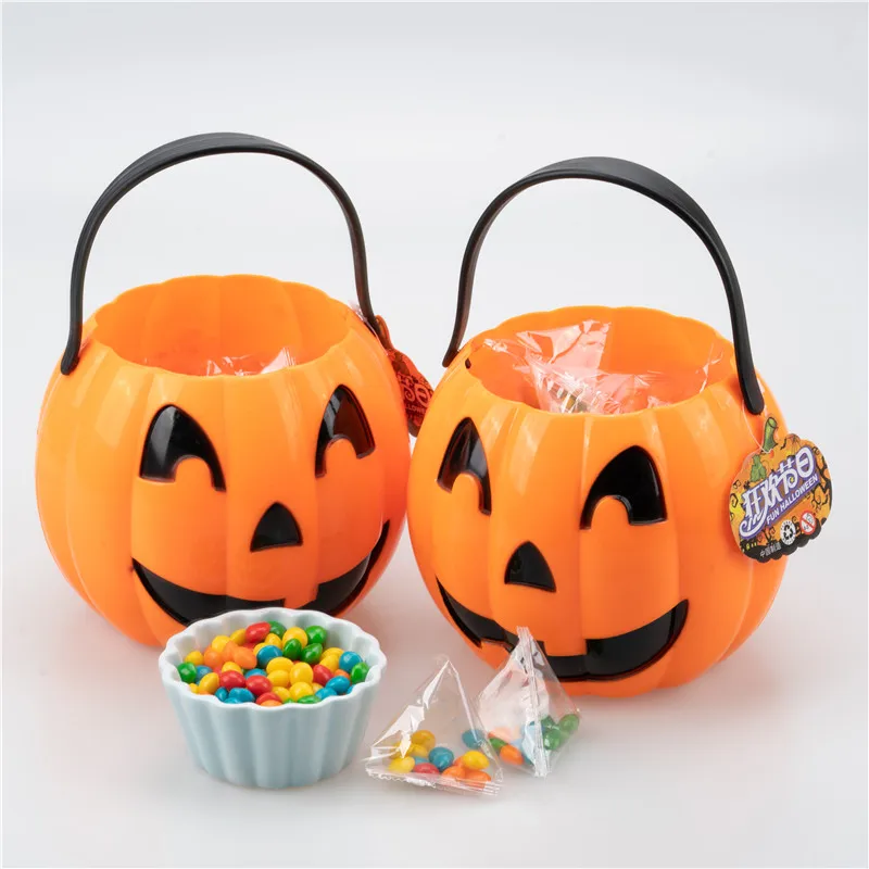 Calabaza para dulces de Halloween