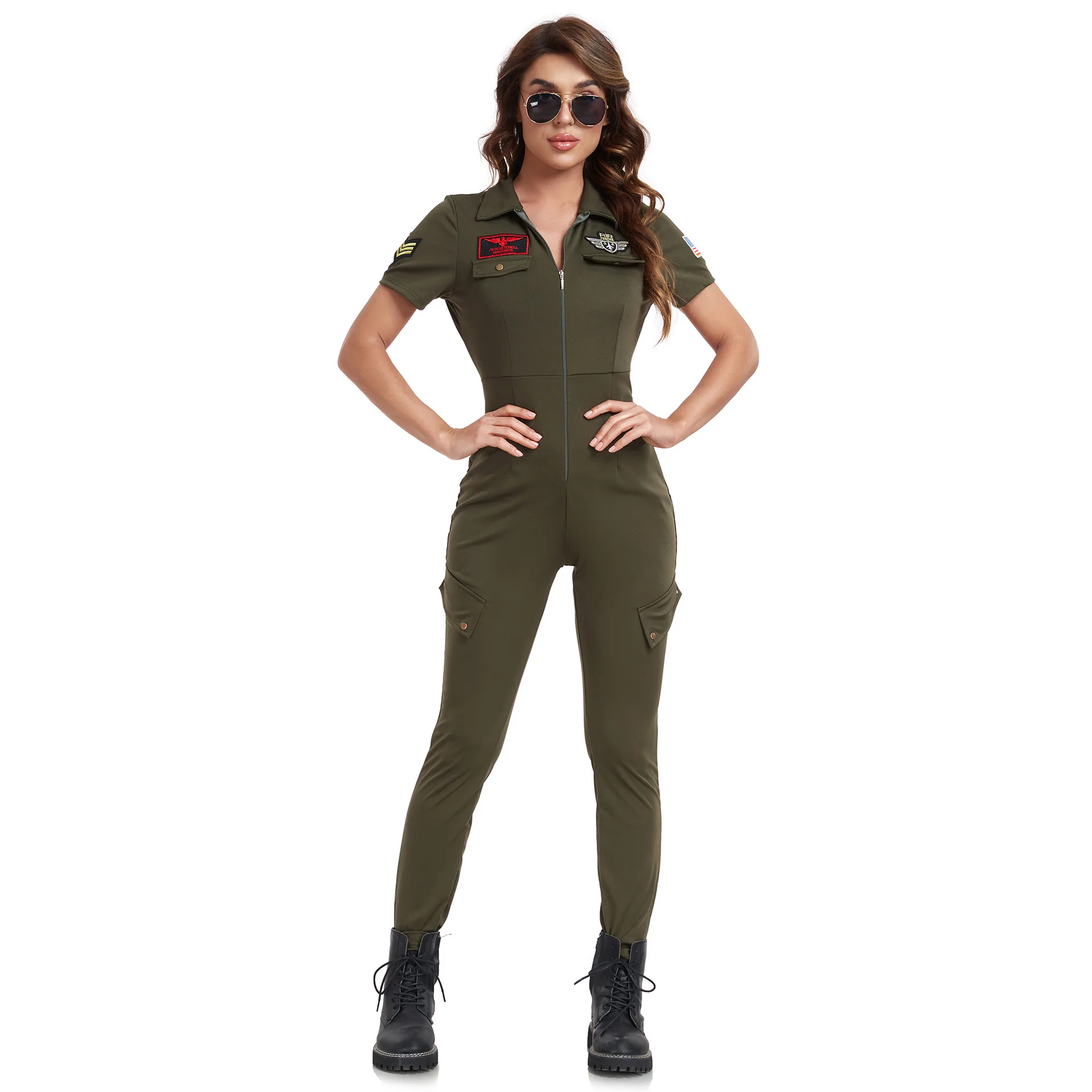 Mono de piloto de avión para hombre y mujer