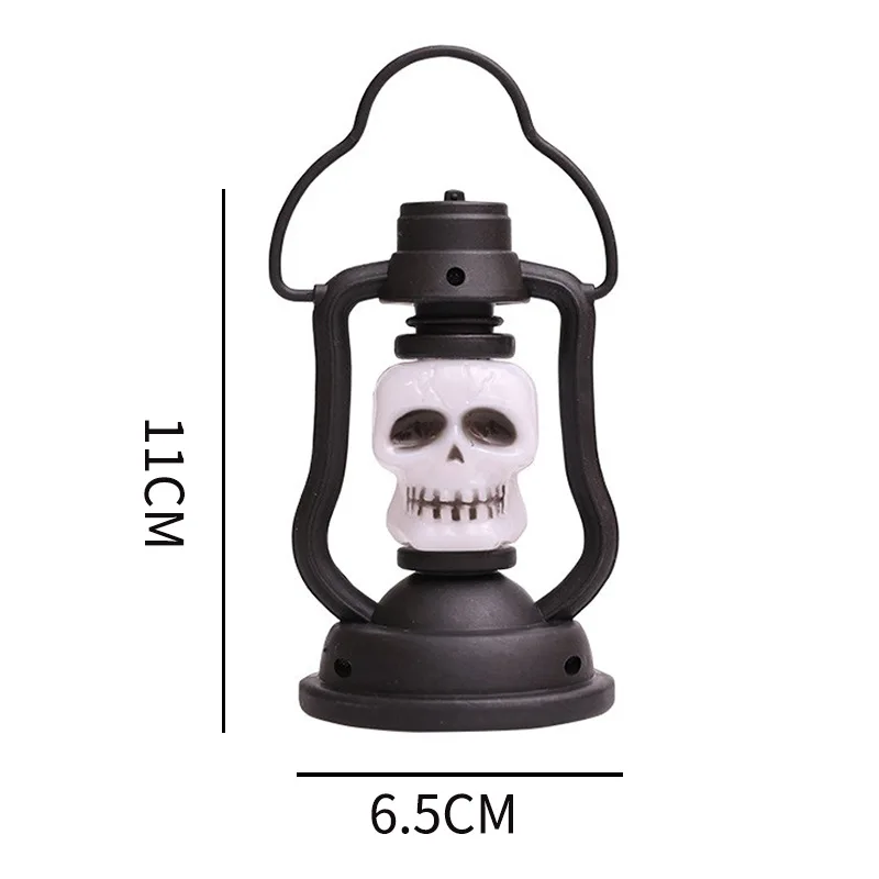 Linterna decorativa de Halloween (Calavera y Calabaza)