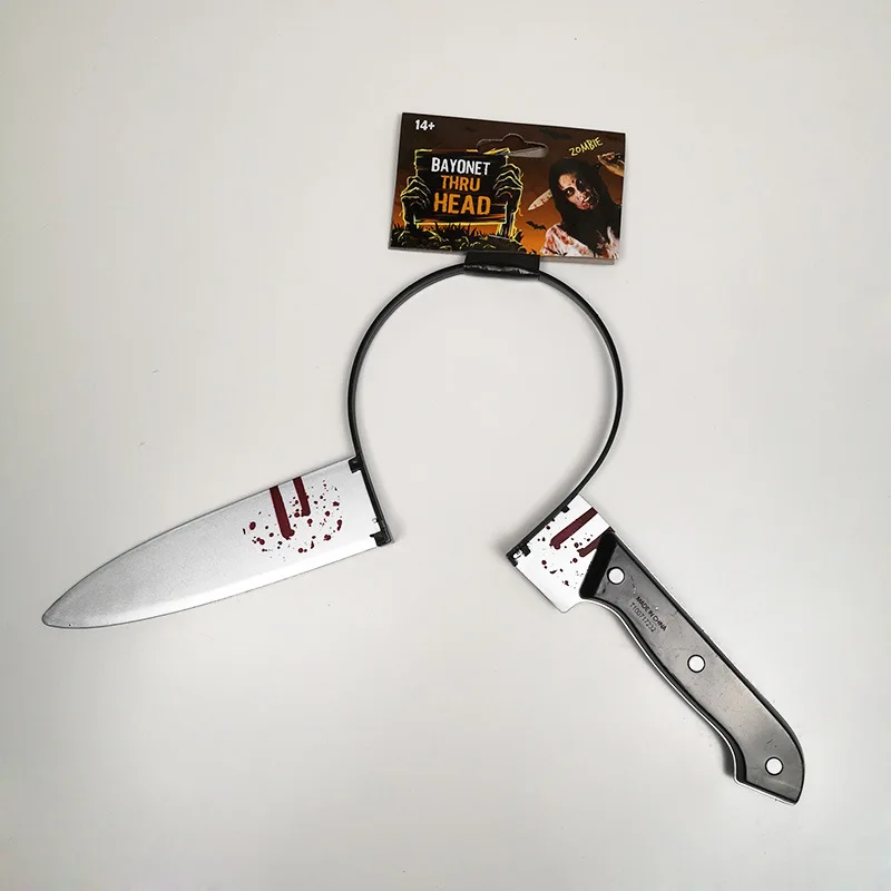 Diadema sangrienta con cuchillo