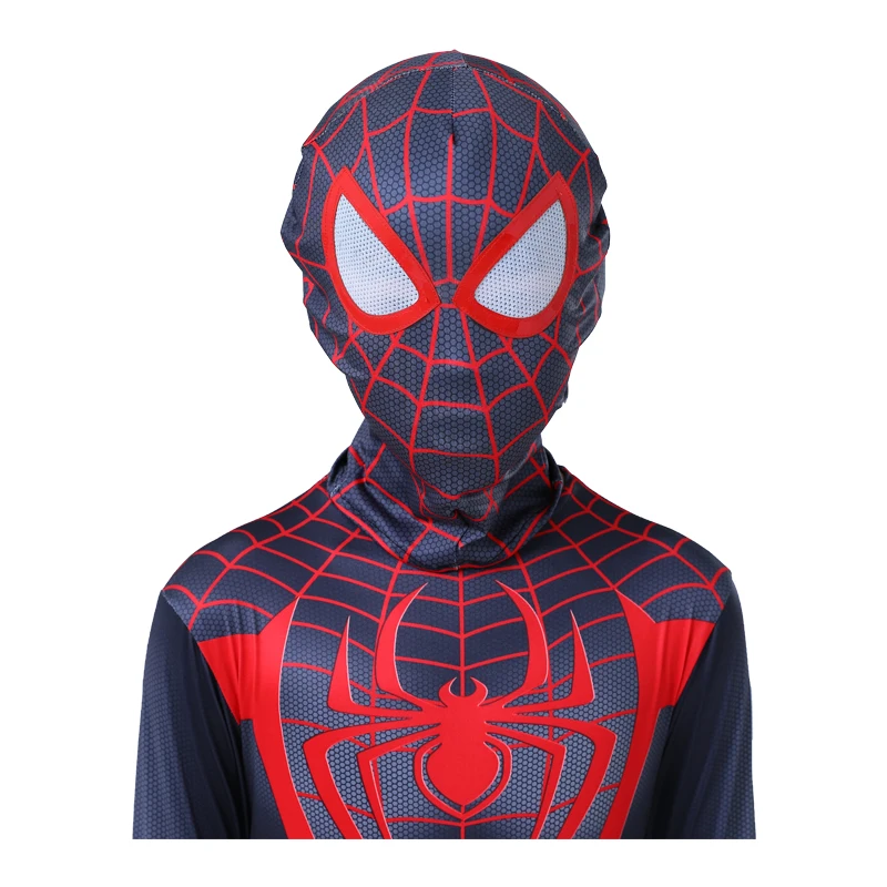 Disfraz De Spiderman Negro Y Rojo Para Niño