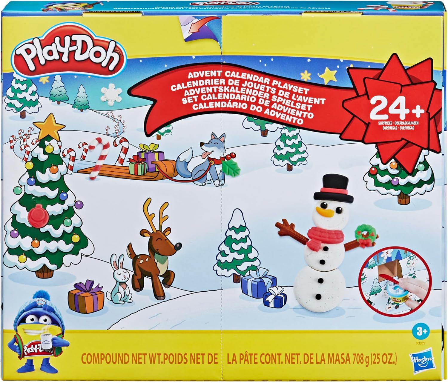 Calendario de Adviento Play-Doh