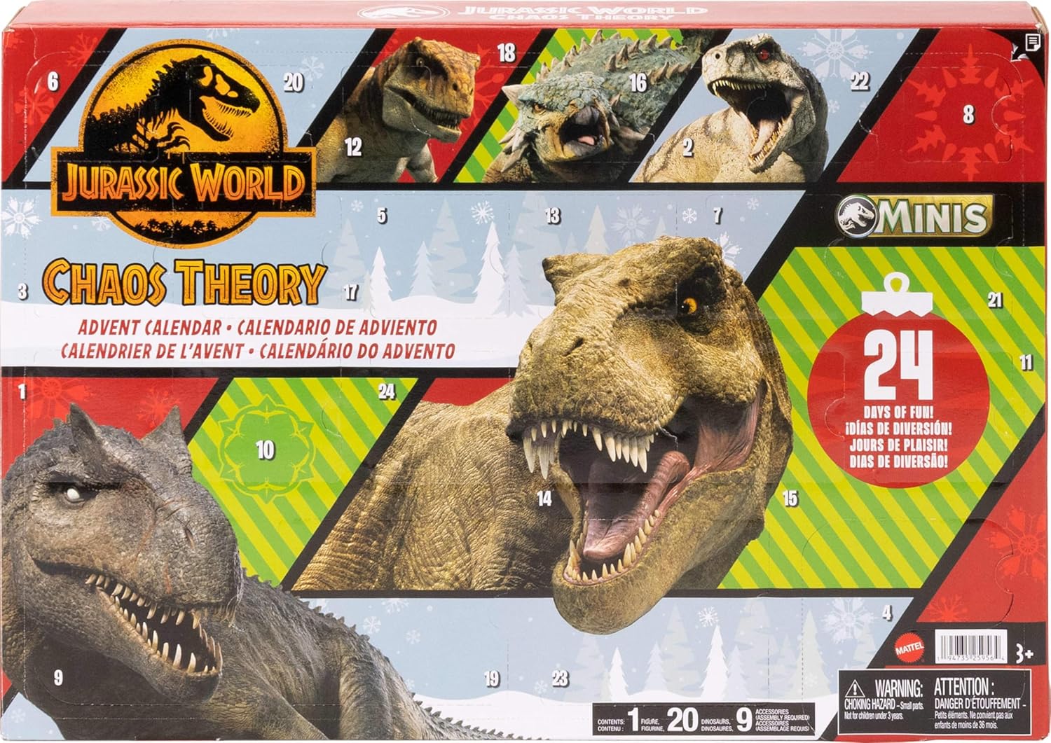Calendario de Adviento Jurassic World Minis