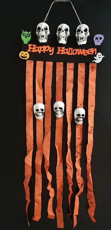 Cortina decorativa de Halloween