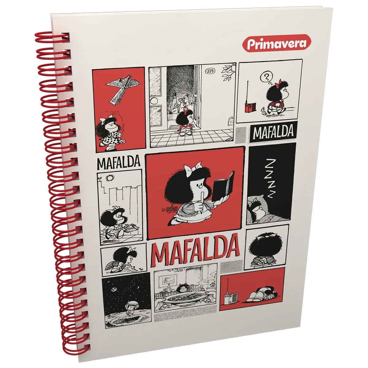 Cuaderno de espirales Mafalda Primavera