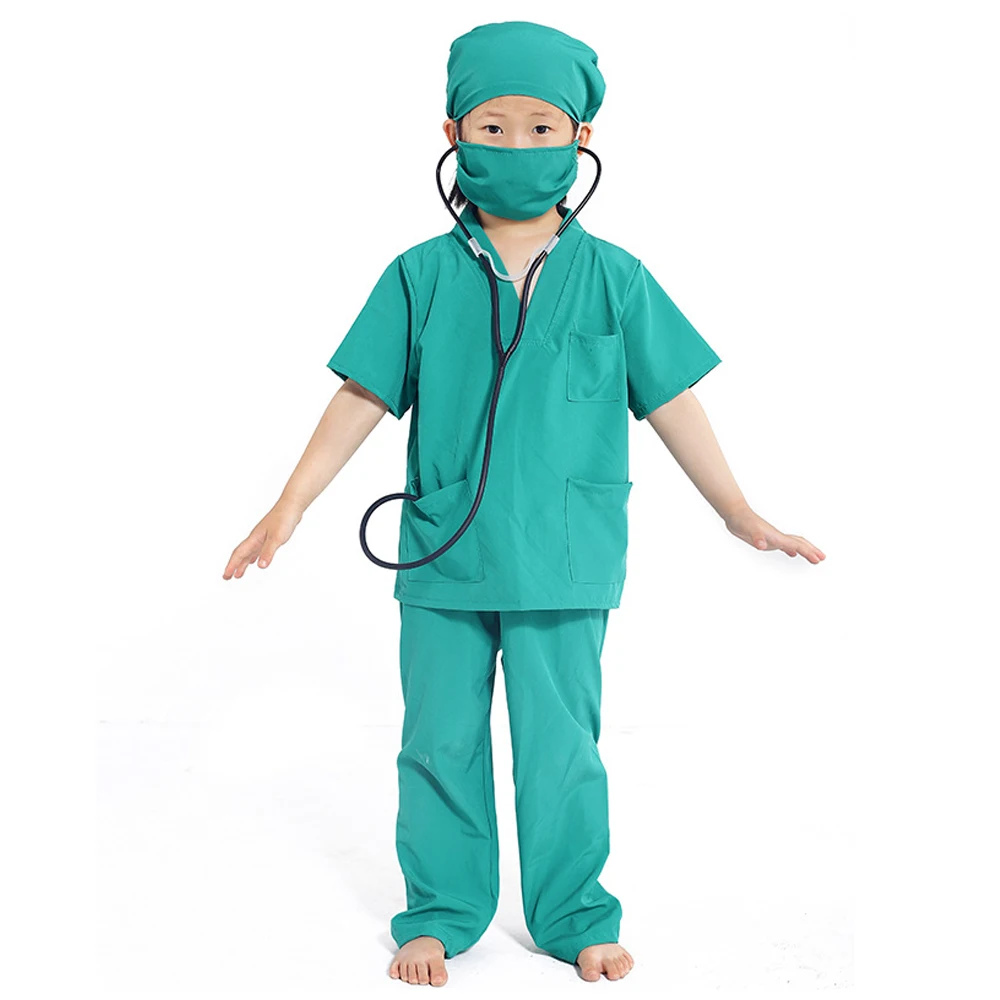 Disfraz de Medico para niños verde