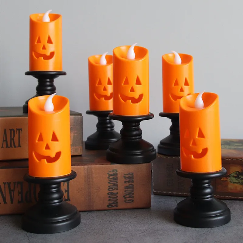 Vela decorativa de Halloween (Calabaza)