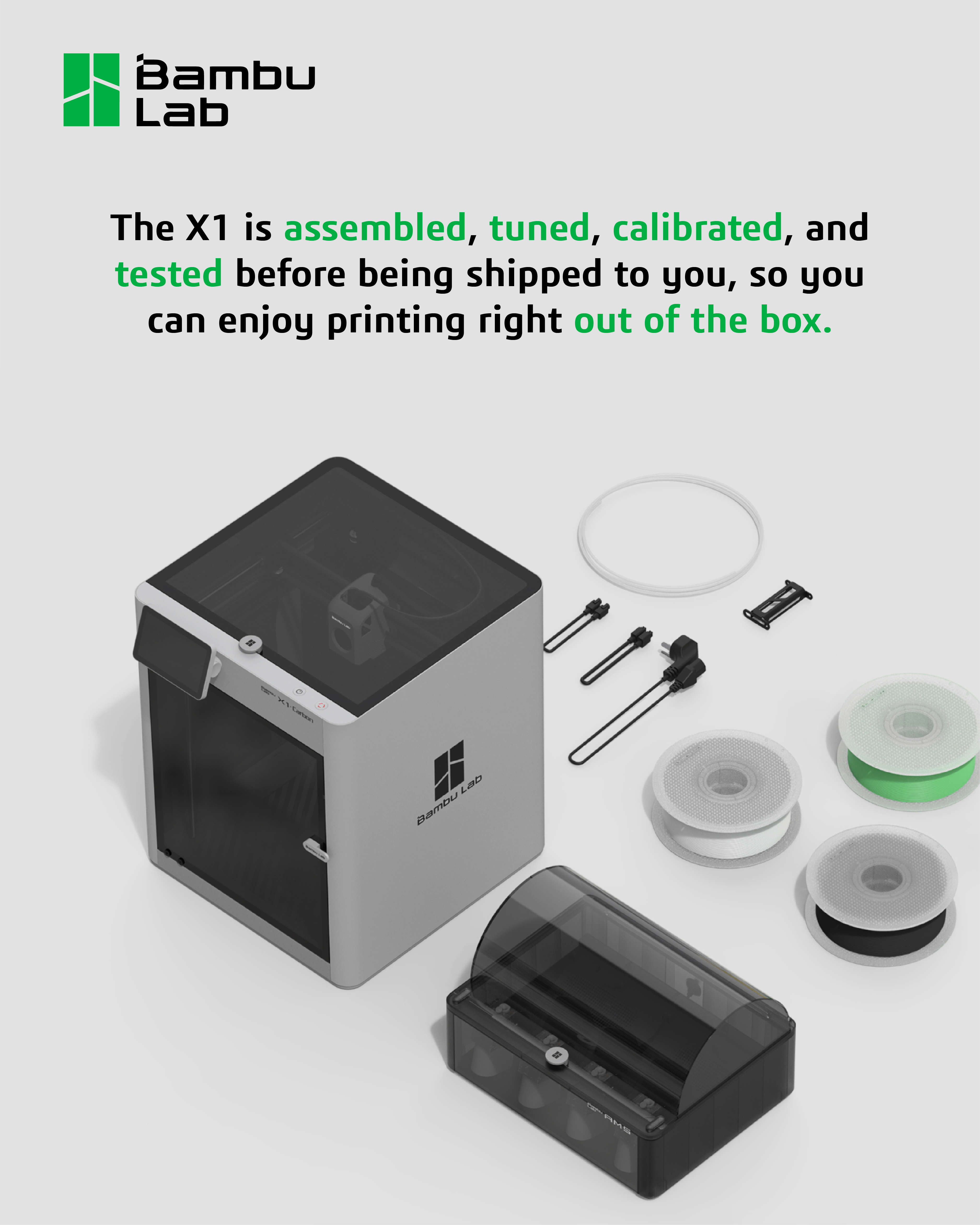 Bambu Lab X1-C Combo 3D Printer