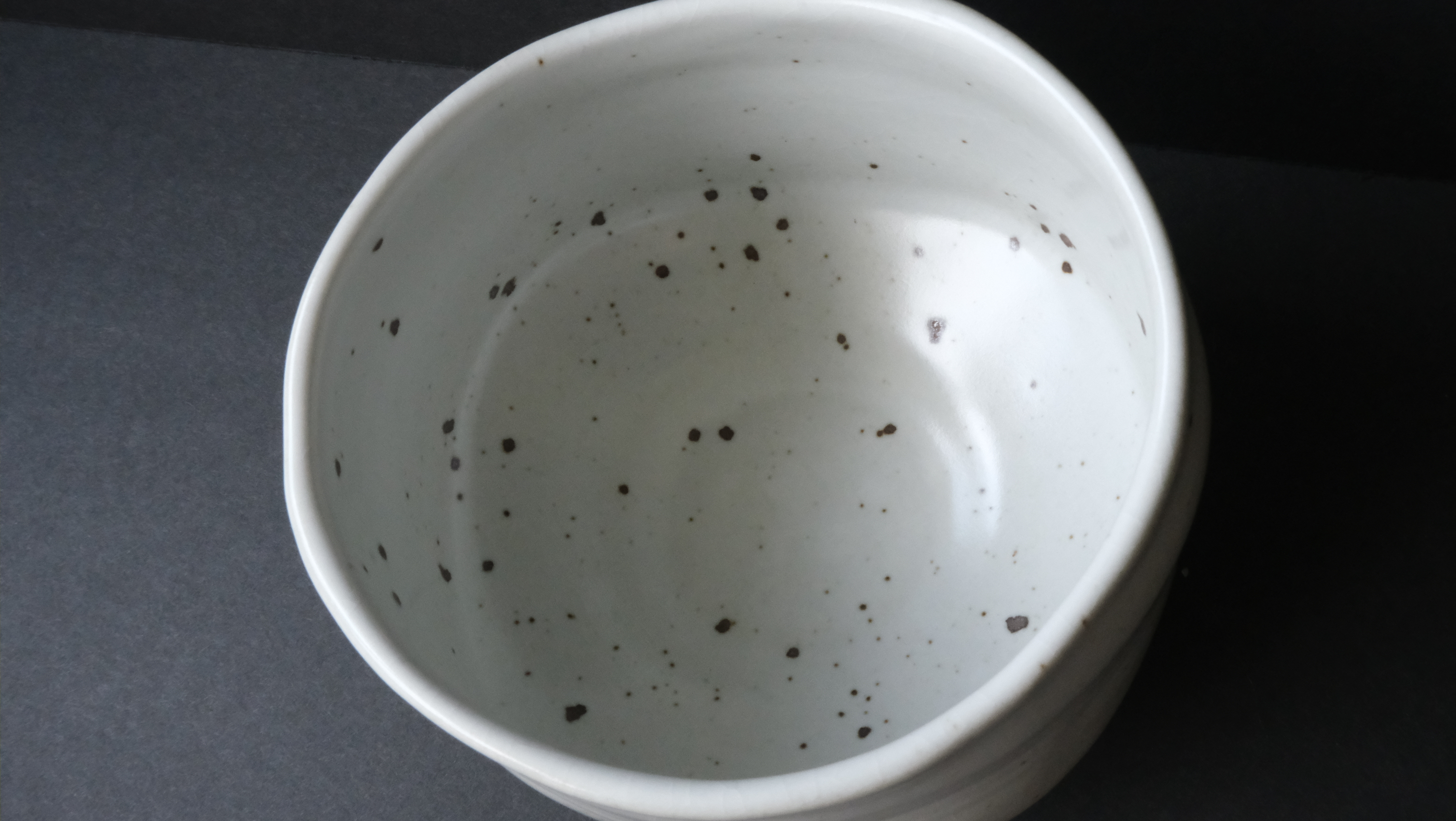 Chawan 006- Speckled Off-White