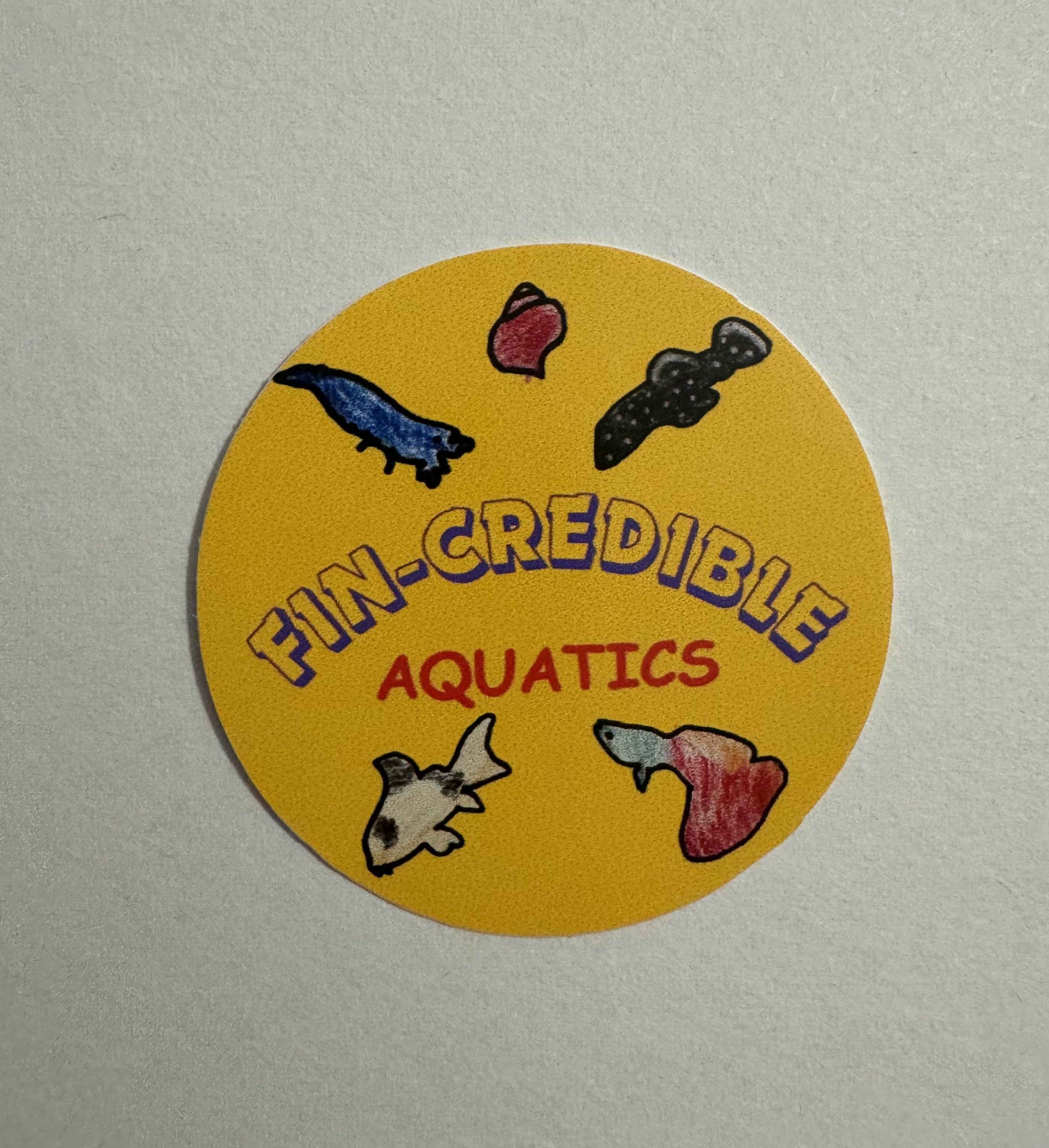 Fin-Credible Aquatics Sticker