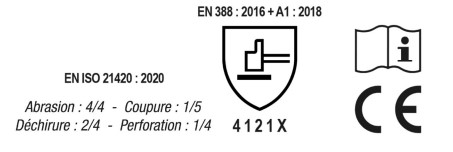 Gants polyester enduction nitrile 