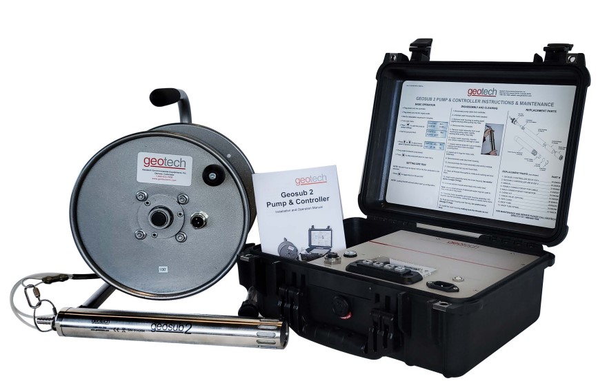 Pompe avec contrôleur Geotech Geosub 2 - câble de 60 m