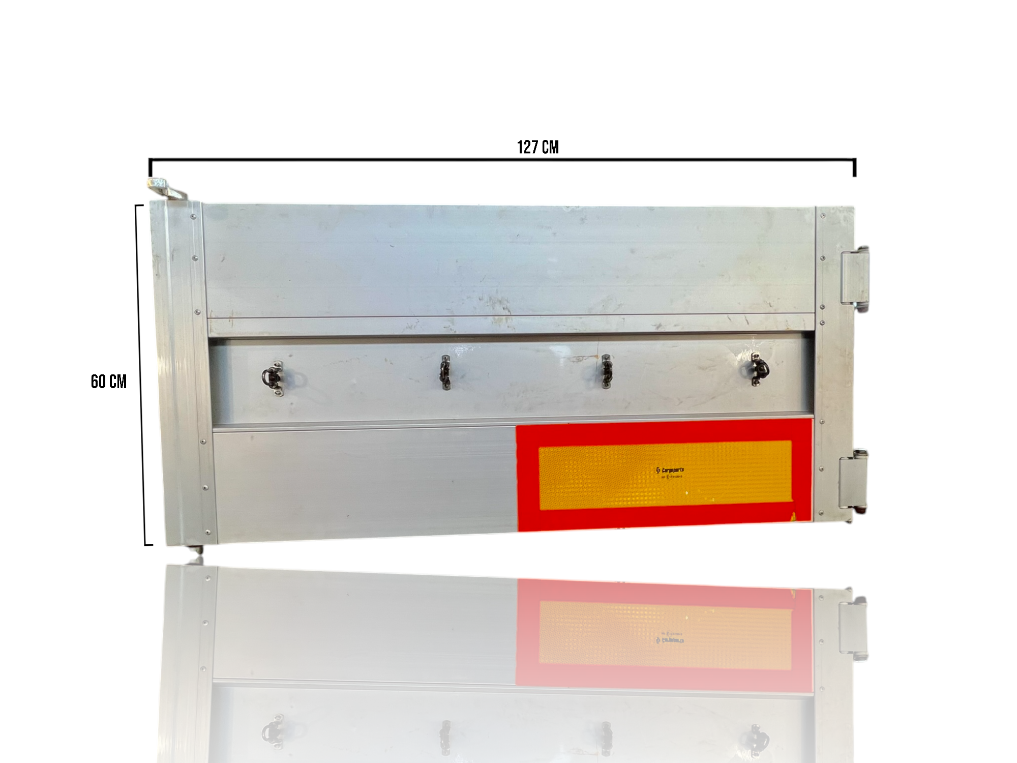 Aliuminis bortas 127*60*2,5