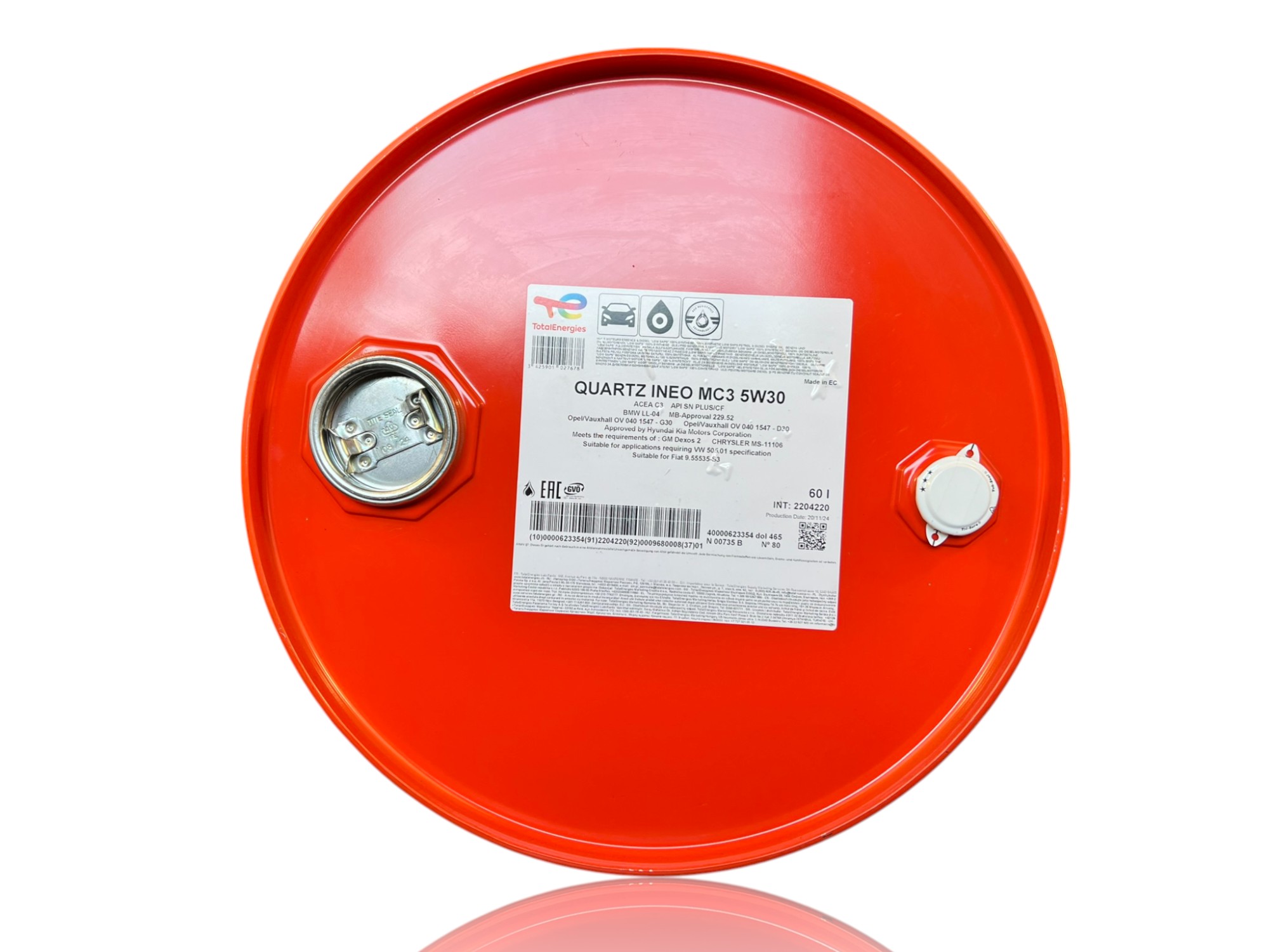 Plieninė metalinė statinė TH 60L 