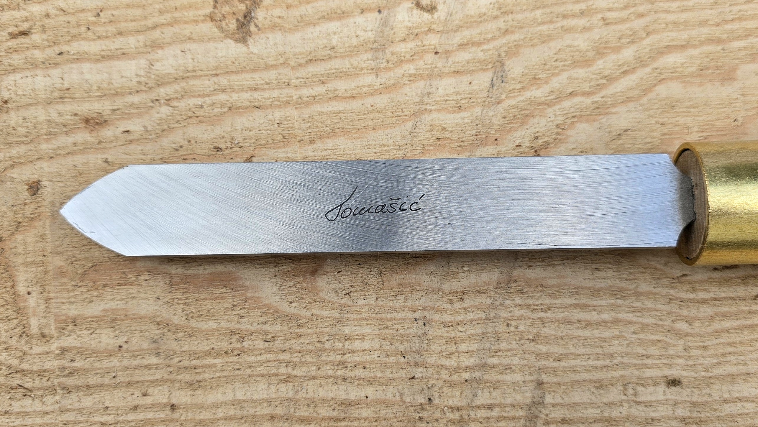 Tomašić Signature SPEAR POINT SCRAPER