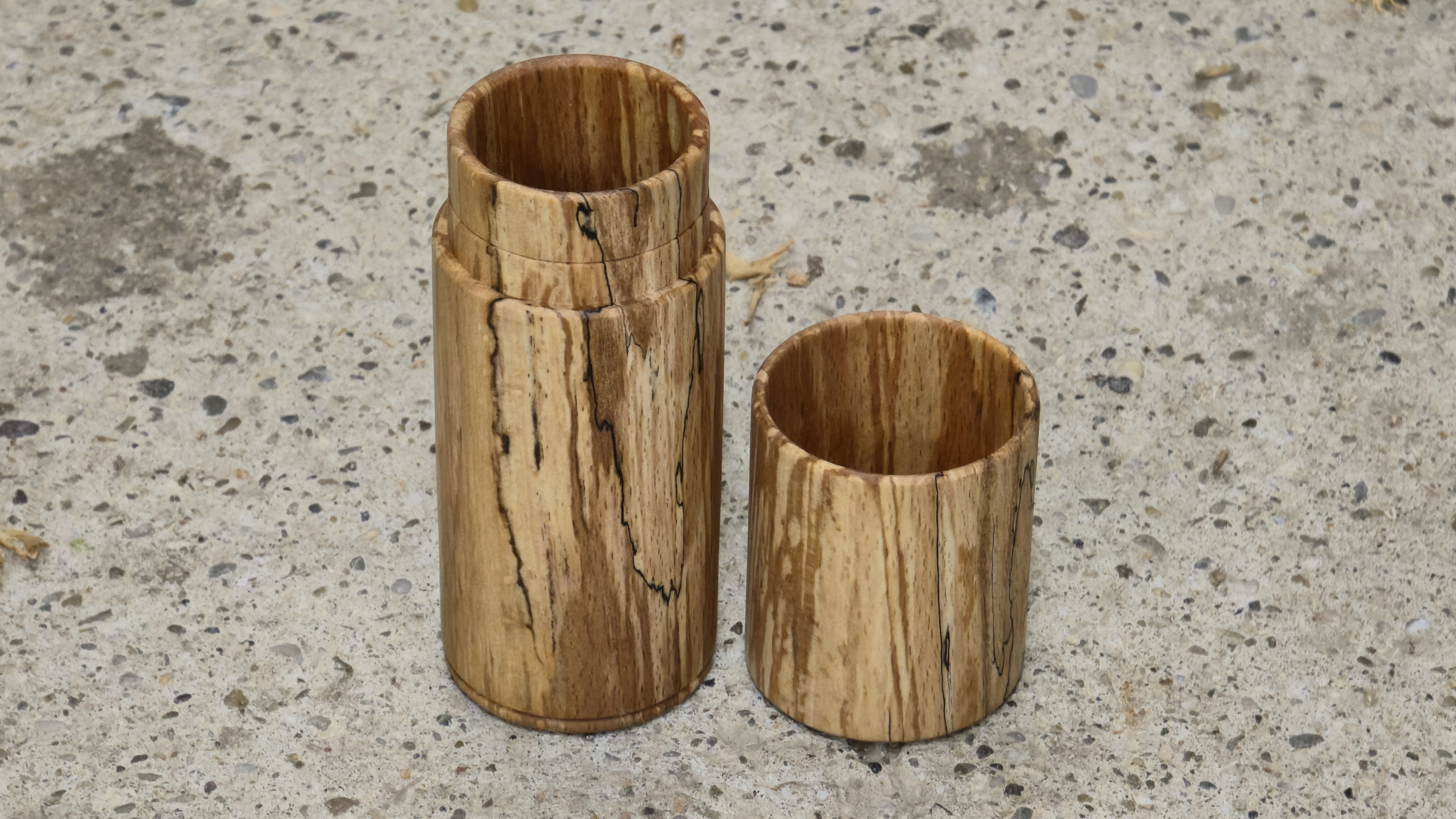 SPALTED BEECH BOX 140x45mm