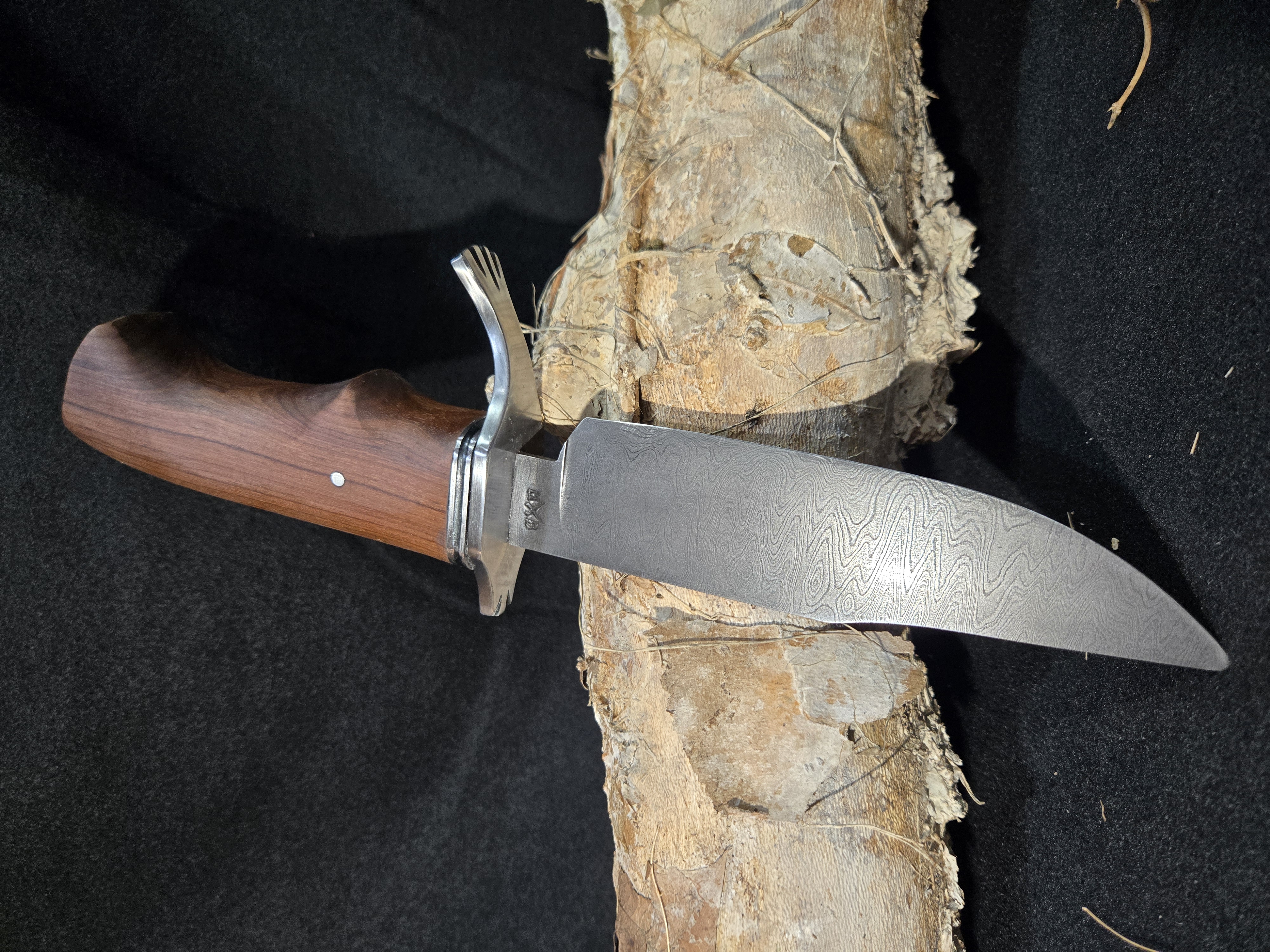 Damascus Bowie Knife